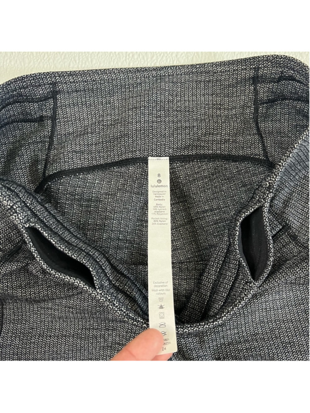 Lululemon Women's Speed Up Full-On Luxtreme Leggings Heathered Black Size 8 - Picture 8 of 12